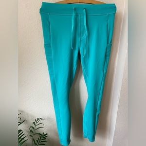 Alo 7/8 high-waist checkpoint legging Medium ocean teal